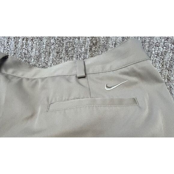 Nike Dri-Fit Golf Khaki Pleated Front Golf Shorts Size 42 - Picture 10 of 10